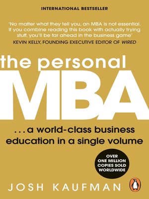 cover image of The Personal MBA